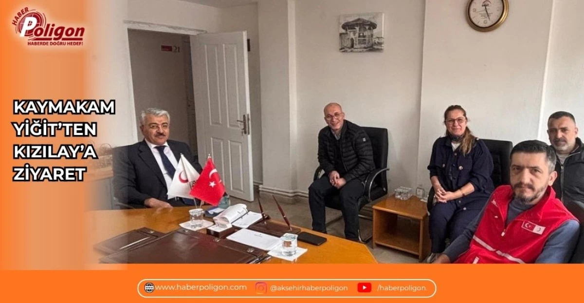 KAYMAKAM YİĞİT&rsquo;TEN KIZILAY&rsquo;A ZİYARET