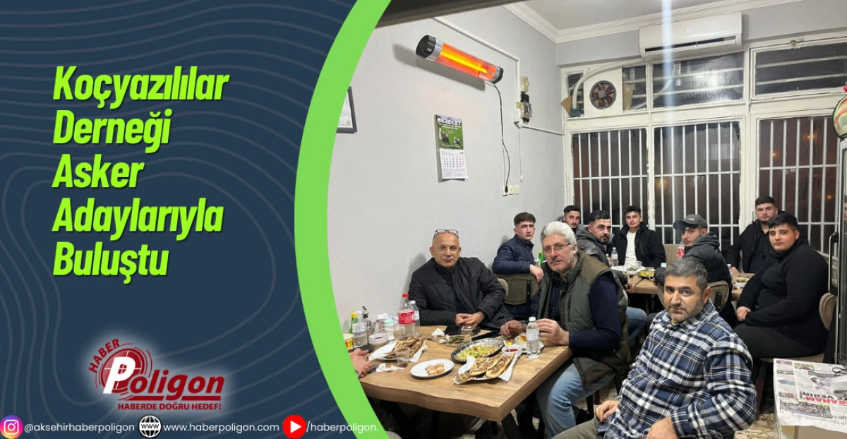 Ko&ccedil;yazılılar Derneği Asker Adaylarıyla Buluştu