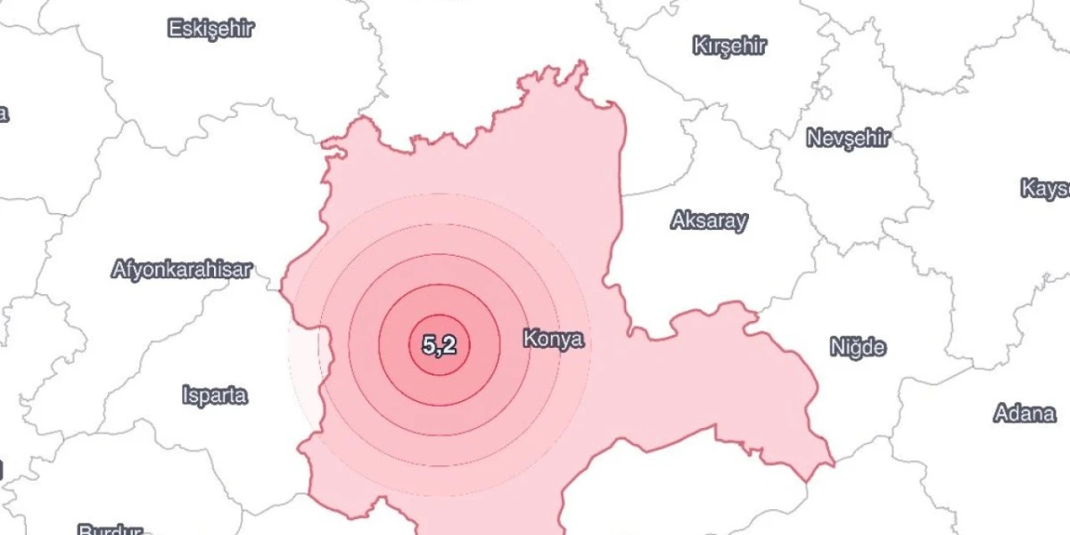 Konya Kulu Merkezli Deprem!