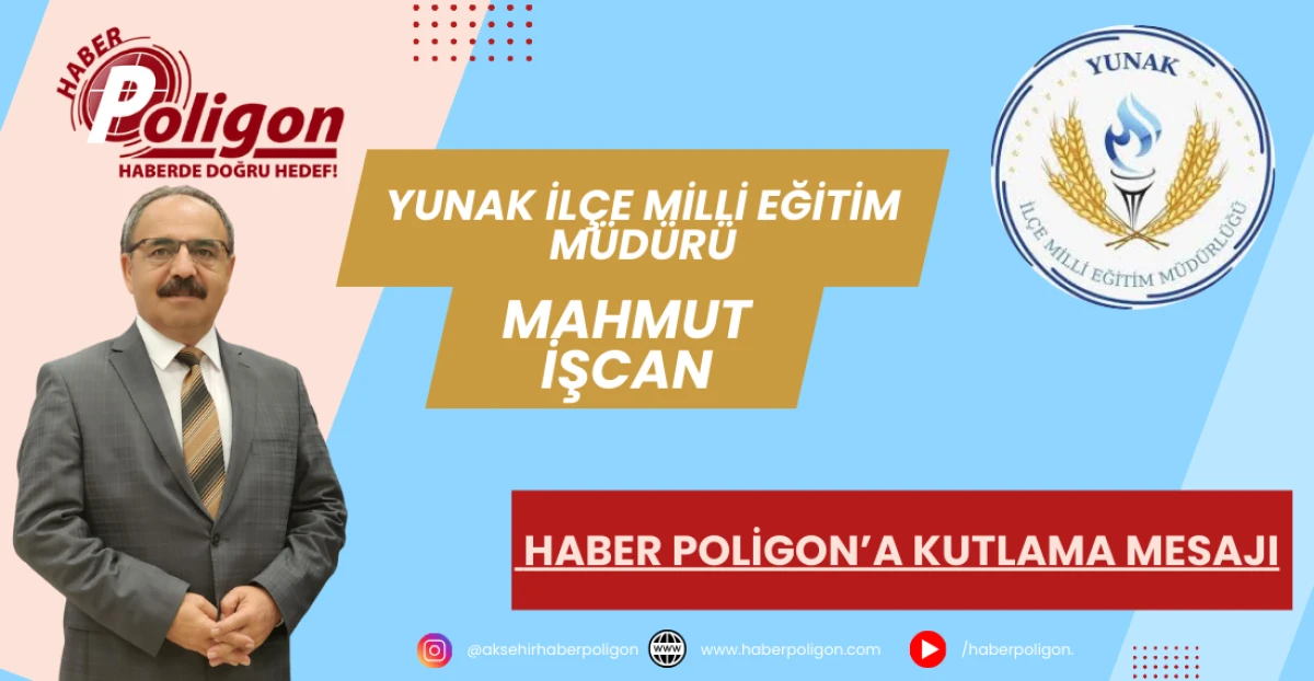 Mahmut İşcan'dan Haber Poligon'a Kutlama Mesajı