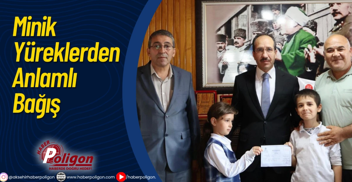Minik Yüreklerden Anlamlı Bağış