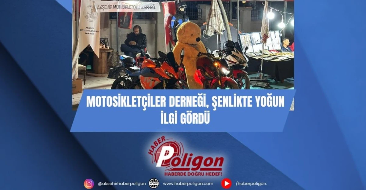 Motosikletçiler Derneği, Şenlikte Yoğun İlgi Gördü