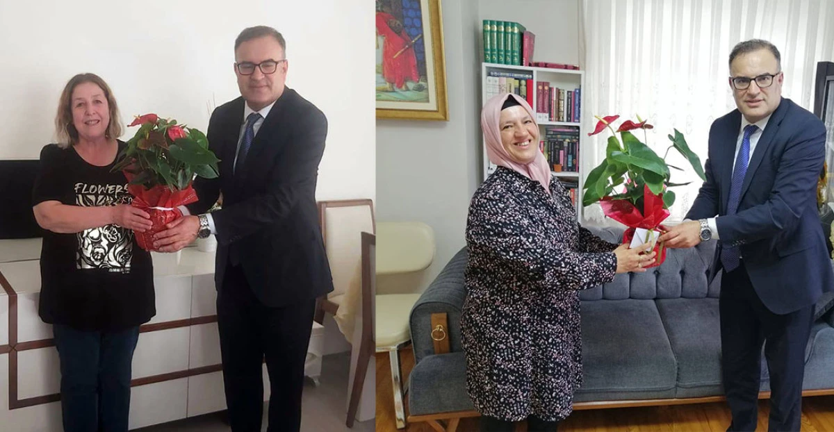 Müdür Topaloğlu’ndan Emekli Bayan Öğretmenlere Anneler Günü Ziyareti 