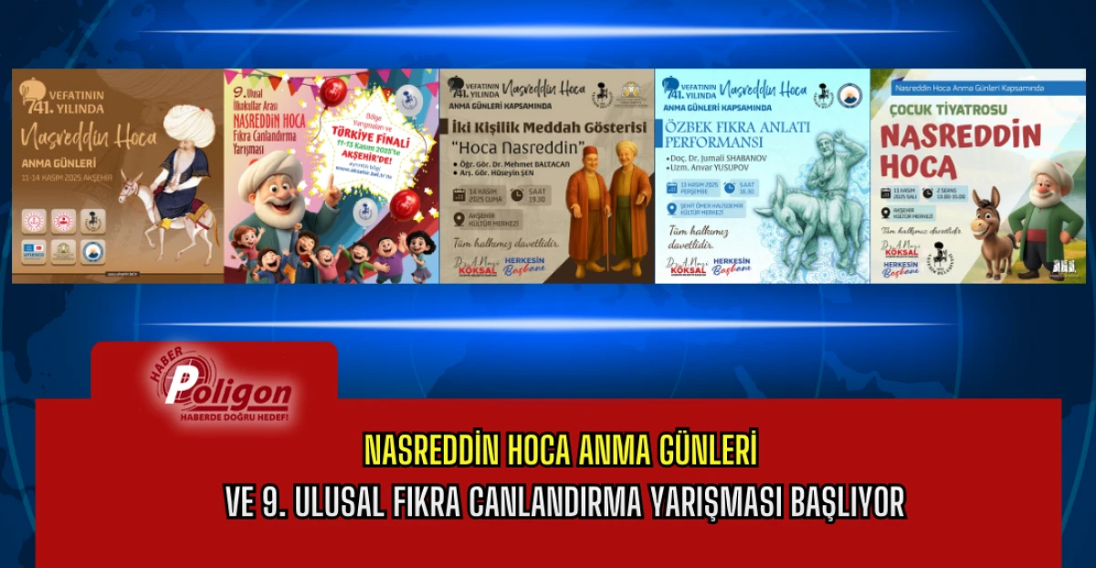 Nasreddin Hoca Anma Günleri ve 9. Ulusal Fıkra Canlandırma Yarışması Başlıyor