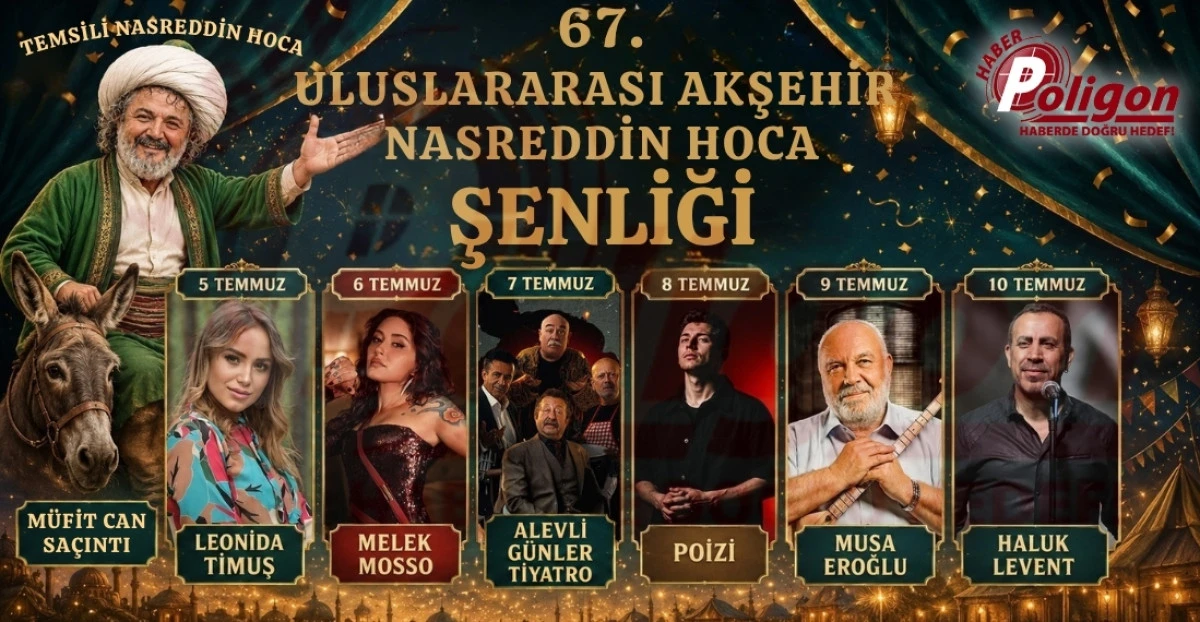 NASREDDİN HOCA ŞENLİĞİ'NİN YILDIZLARI BELLİ OLDU