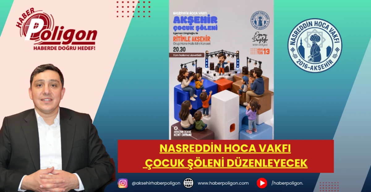 NASREDDİN HOCA VAKFI, &Ccedil;OCUK Ş&Ouml;LENİ D&Uuml;ZENLEYECEK