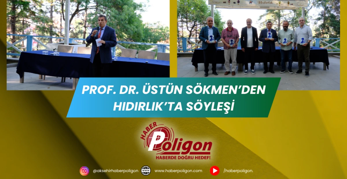 Prof. Dr. Üstün Sökmen’den Hıdırlık’ta Söyleşi