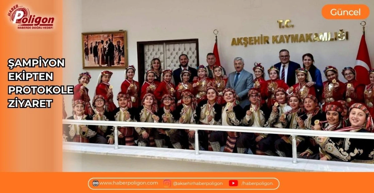ŞAMPİYON EKİPTEN PROTOKOLE ZİYARET