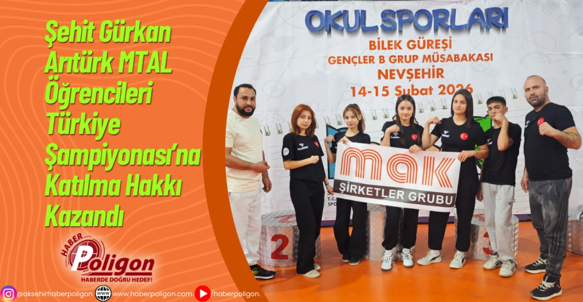 Şehit G&uuml;rkan Arıt&uuml;rk MTAL &Ouml;ğrencileri T&uuml;rkiye Şampiyonası&rsquo;na Katılma Hakkı Kazandı