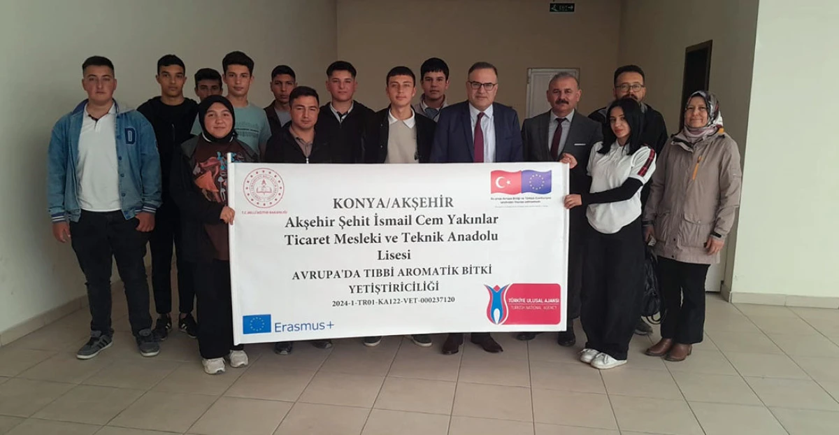 Şehit İsmail Cem Yakınlar Mesleki ve Teknik Anadolu Lisesi Heyeti Avrupa Yolcusu