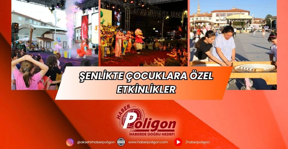 Şenlikte Çocuklara Özel Etkinlikler
