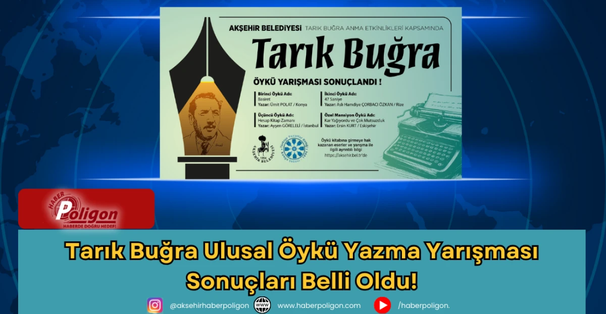 Tarık Buğra Ulusal &Ouml;yk&uuml; Yazma Yarışması Sonu&ccedil;ları Belli Oldu!