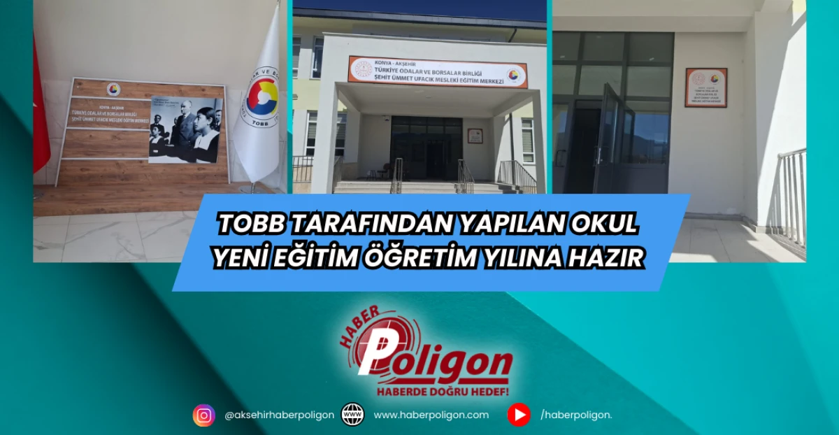 TOBB Tarafından Yapılan Okul Yeni Eğitim Öğretim Yılına Hazır