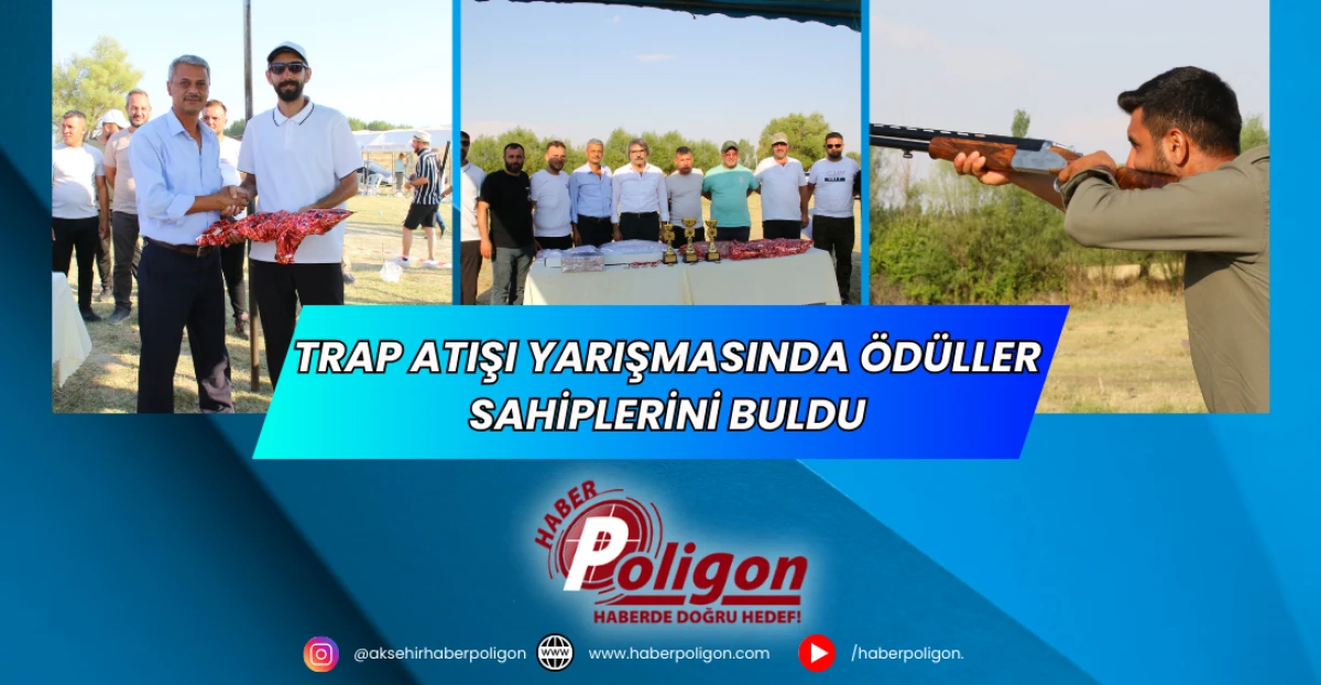 Trap Atışı Yarışmasında Ödüller Sahiplerini Buldu