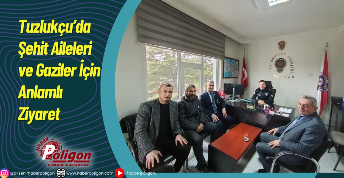 Tuzluk&ccedil;u&rsquo;da Şehit Aileleri ve Gaziler İ&ccedil;in Anlamlı Ziyaret