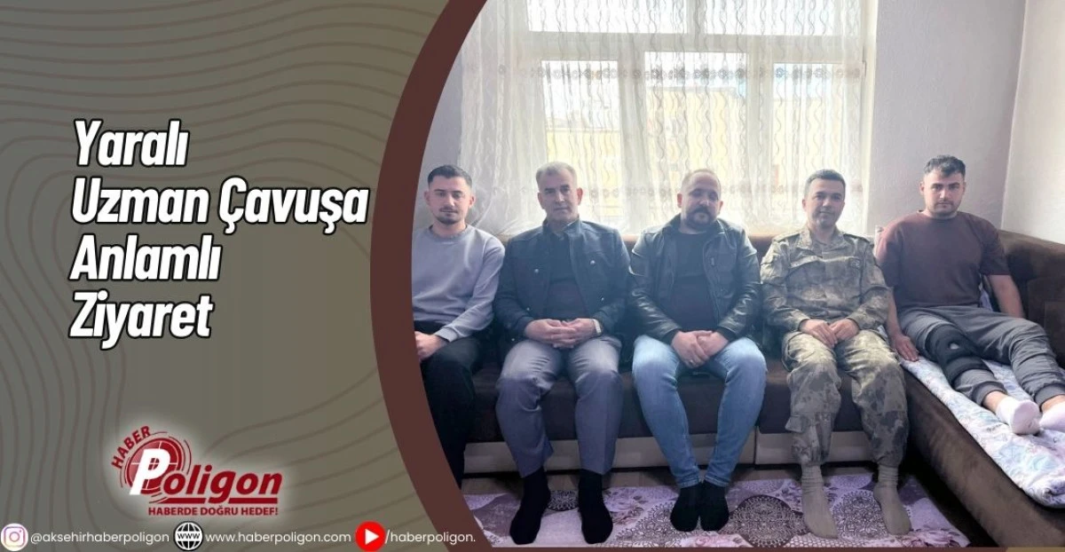 Yaralı Uzman &Ccedil;avuşa Anlamlı Ziyaret