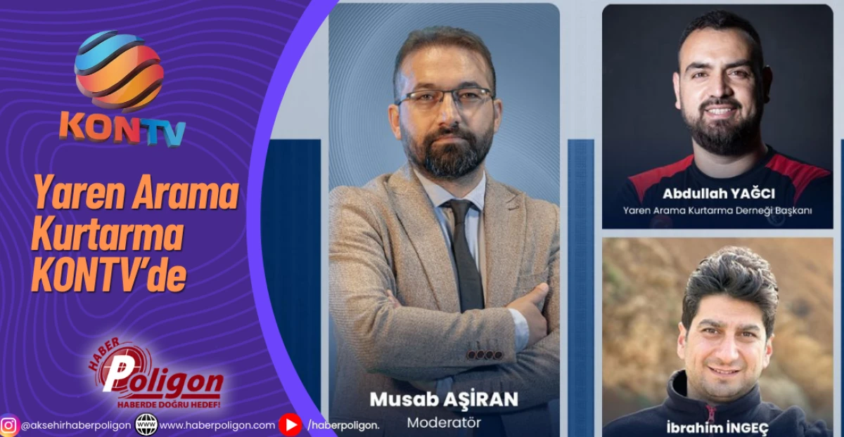 Yaren Arama Kurtarma KONTV’de