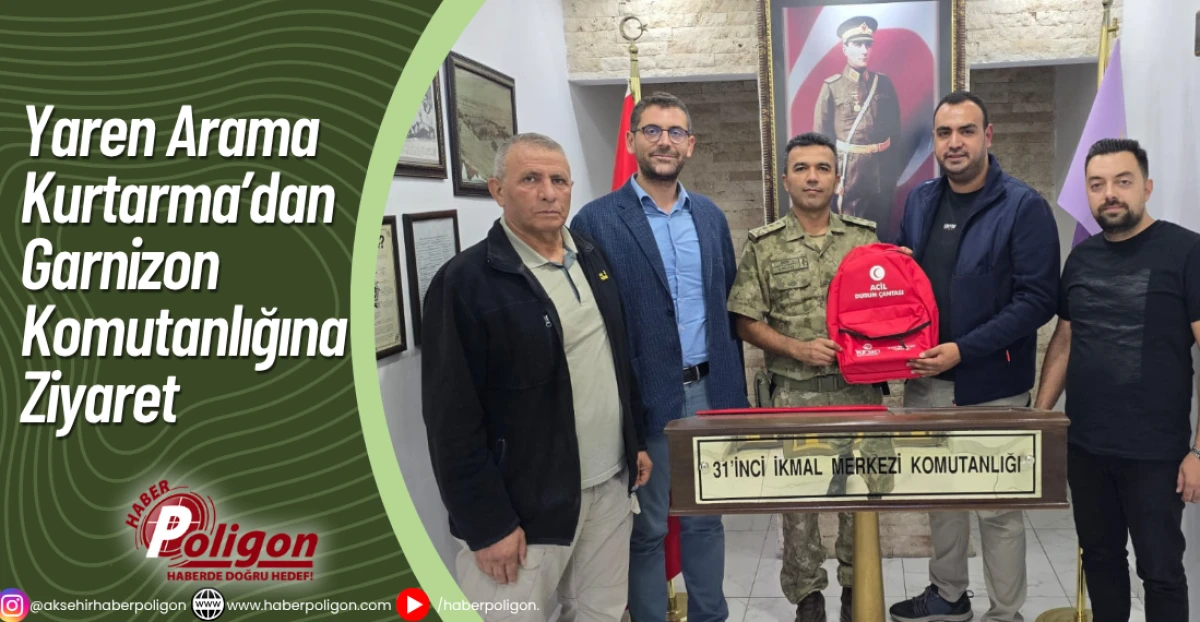 Yaren Arama Kurtarma’dan Garnizon Komutanlığına Ziyaret
