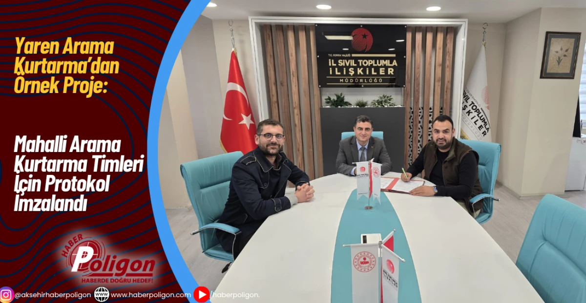 Yaren Arama Kurtarma’dan Örnek Proje: Mahalli Arama Kurtarma Timleri İçin Protokol İmzalandı