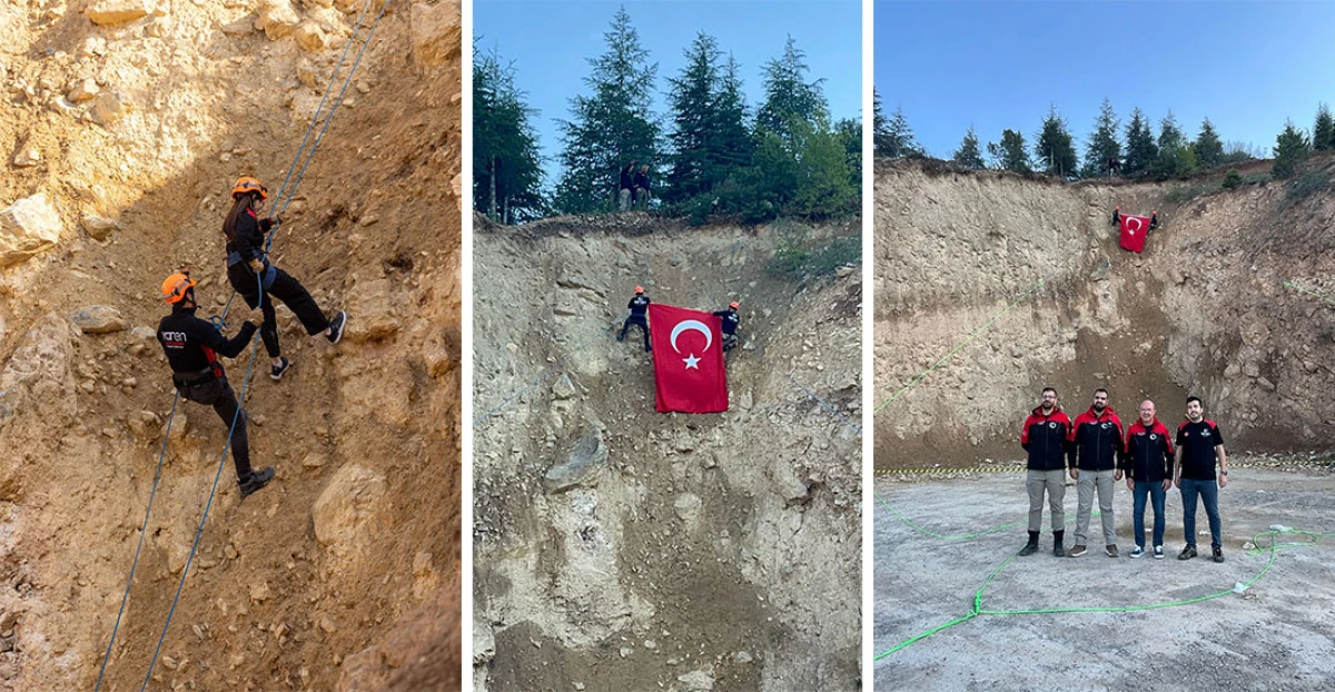 Yaren Arama Kurtarma’dan Yüksekten İniş Eğitimi – Belediye Başkanı Köksal’dan Destek Ziyareti