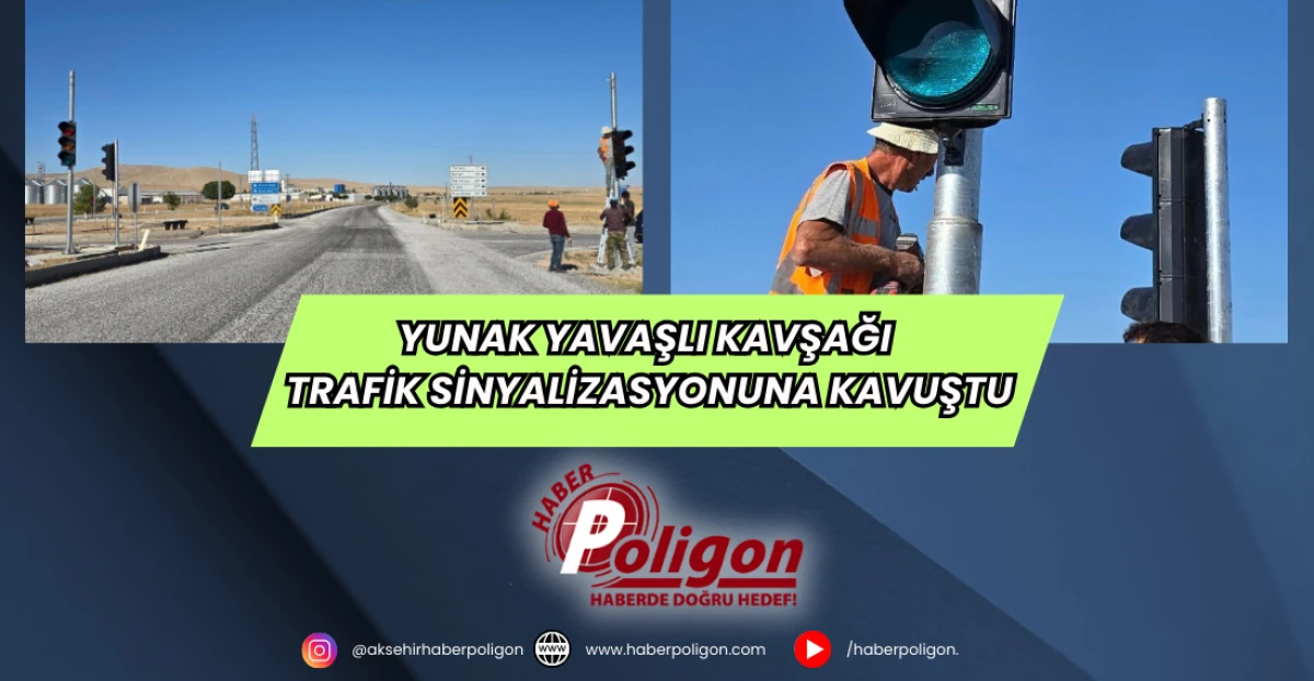 Yavaşlı Kavşağı Trafik Sinyalizasyonuna Kavuştu