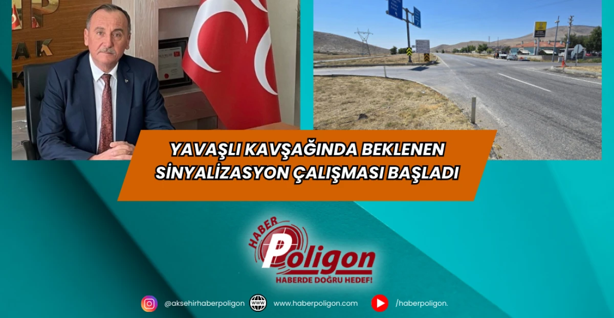 Yavaşlı Kavşağında Beklenen Sinyalizasyon çalışması Başladı