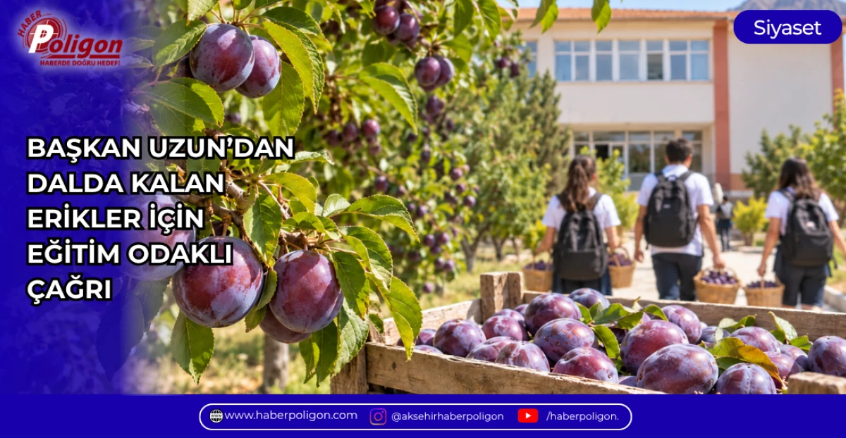 YENİ PARTİ AKŞEHİR İL&Ccedil;E BAŞKANI SEVİM UZUN&rsquo;DAN ERİKLER İ&Ccedil;İN &Ccedil;AĞRI