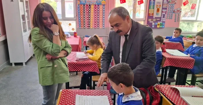 Müdür İşcan'dan Birinci Sınıflara Yakın Takip