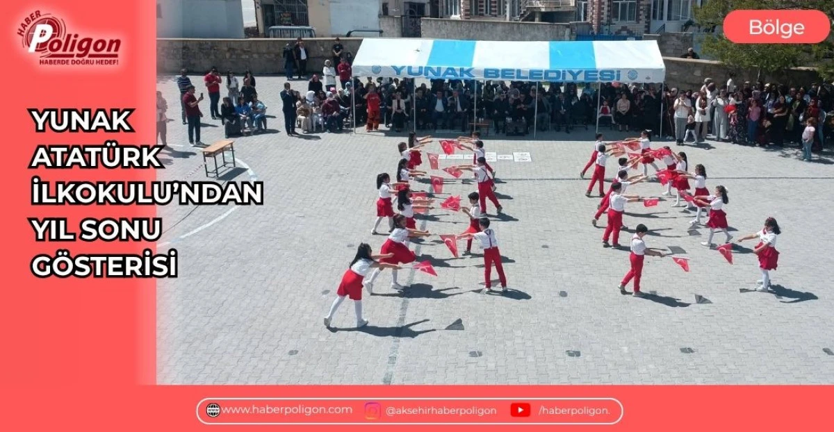YUNAK ATAT&Uuml;RK İLKOKULUNDAN YIL SONU G&Ouml;STERİSİ