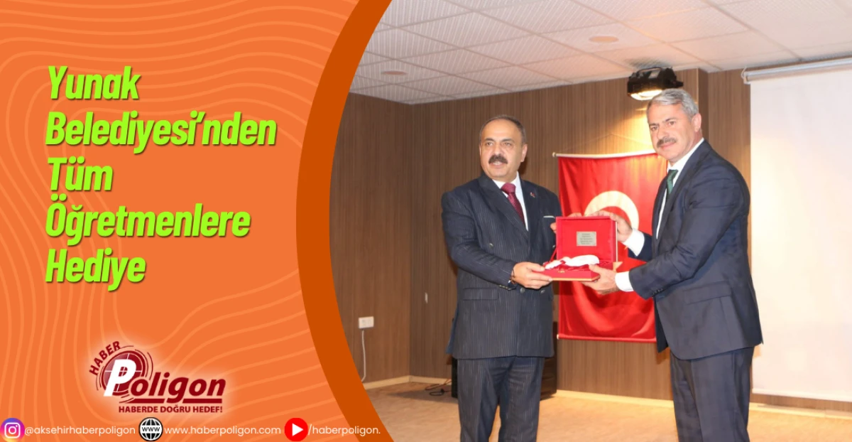 Yunak Belediyesi’nden Tüm Öğretmenlere Hediye