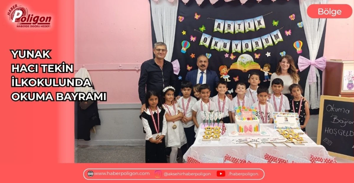 YUNAK HACI TEKİN İLKOKULUNDA OKUMA BAYRAMI