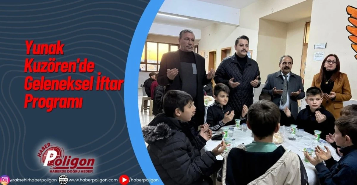 Yunak Kuz&ouml;ren'de Geleneksel İftar Programı 