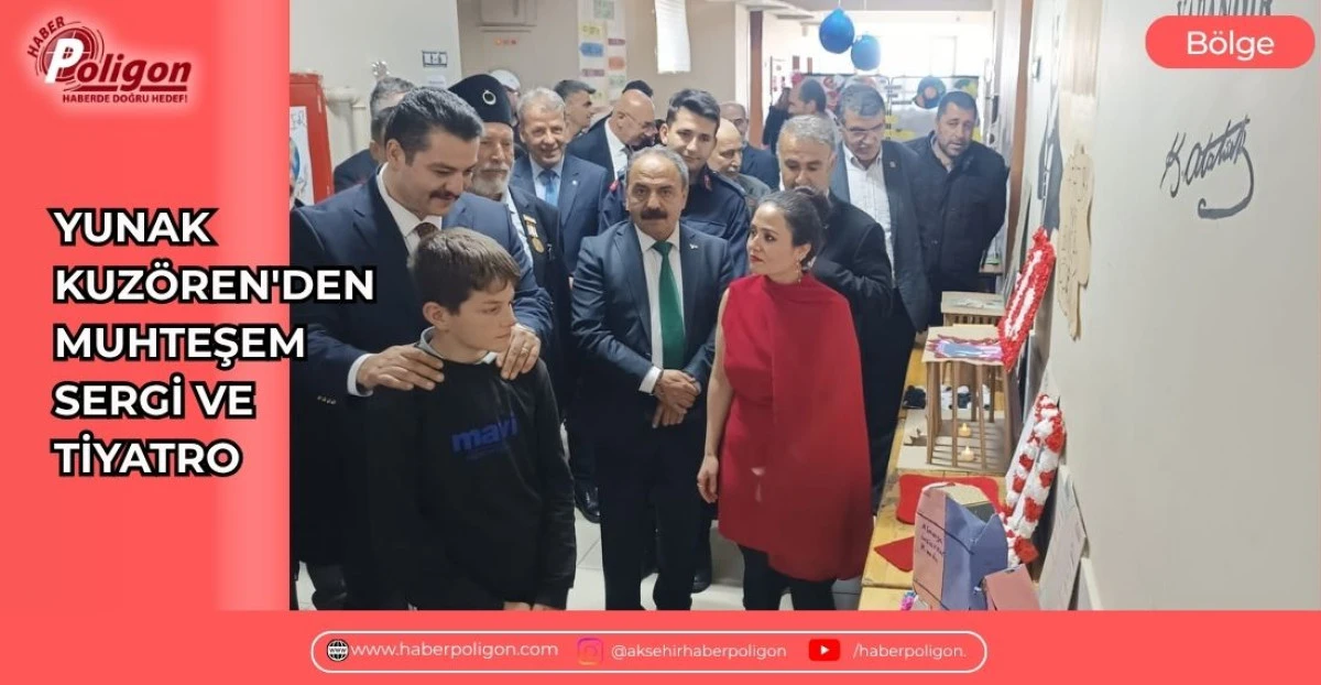 YUNAK KUZ&Ouml;REN'DEN MUHTEŞEM SERGİ VE TİYATRO