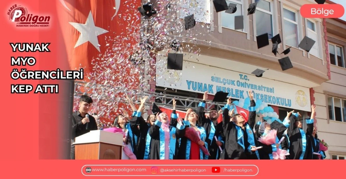 YUNAK MYO &Ouml;ĞRENCİLERİ KEP ATTI