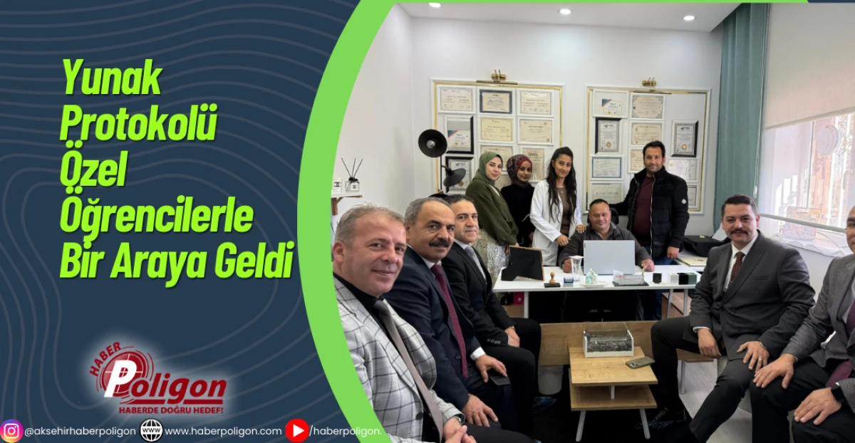 Yunak Protokolü Özel Öğrencilerle Bir Araya Geldi