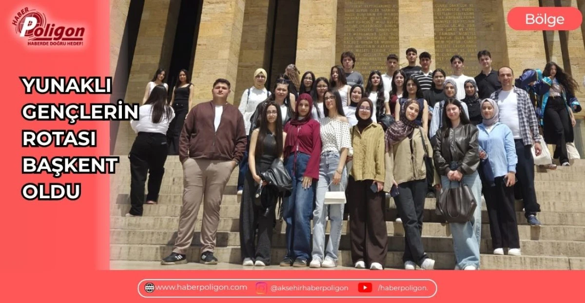 YUNAKLI GEN&Ccedil;LERİN ROTASI BAŞKENT OLDU