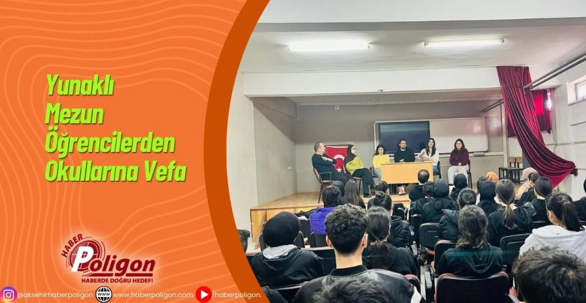 Yunaklı Mezun &Ouml;ğrencilerden Okullarına Vefa