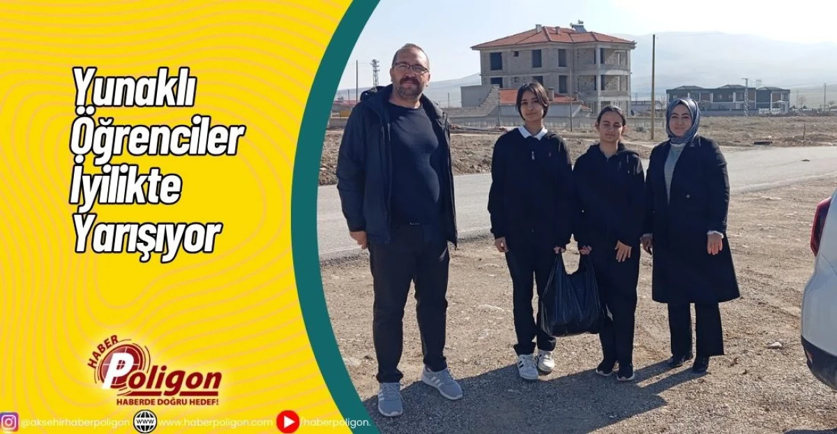 Yunaklı &Ouml;ğrenciler İyilikte Yarışıyor
