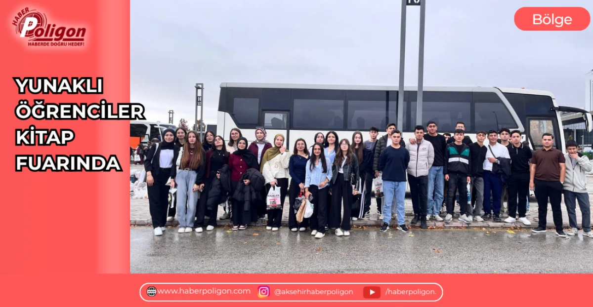 YUNAKLI &Ouml;ĞRENCİLER KİTAP FUARINDA