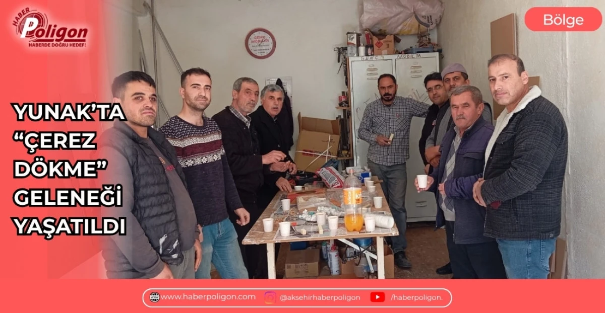 YUNAK&rsquo;TA &ldquo;&Ccedil;EREZ D&Ouml;KME&rdquo; GELENEĞİ YAŞATILDI