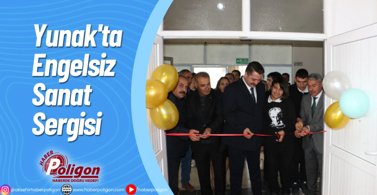 Yunak'ta Engelsiz Sanat Sergisi