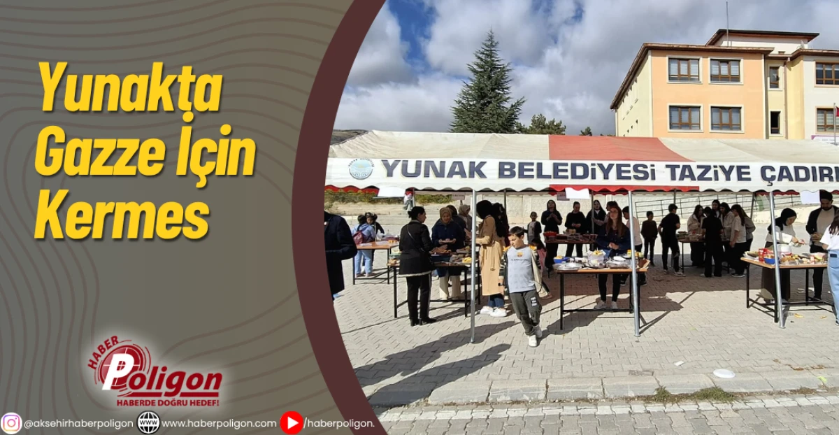 Yunakta Gazze İçin Kermes