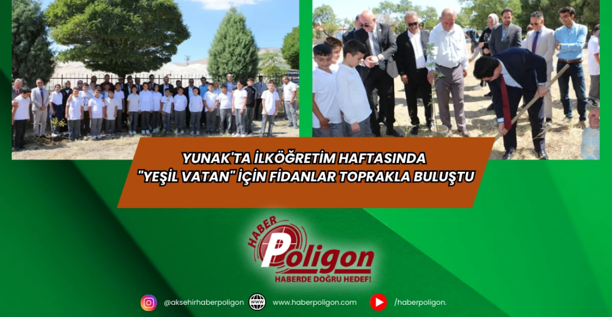 Yunak'ta İlköğretim Haftasında 