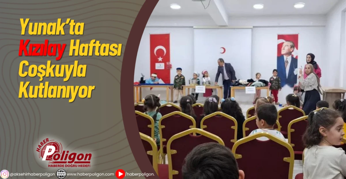 Yunak’ta Kızılay Haftası Coşkuyla Kutlanıyor