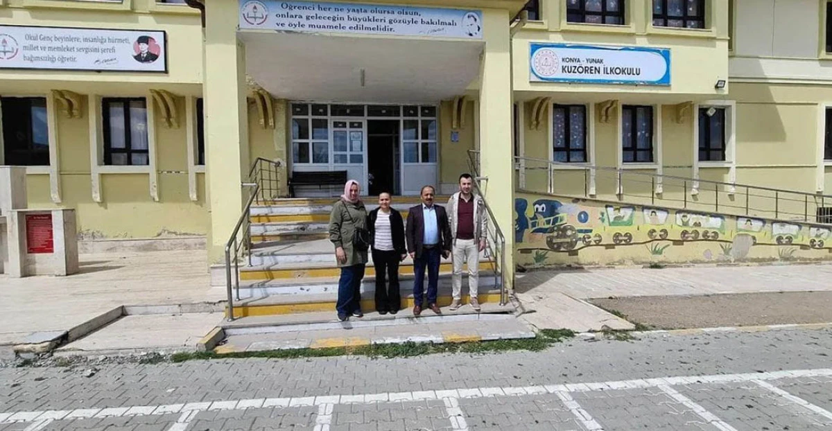 Yunak'ta Maarif Modeli Kapsamında Okul Ziyaretleri Devam Ediyor