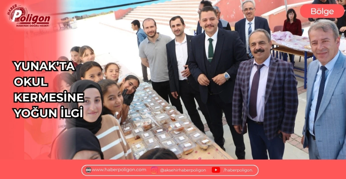 YUNAK&rsquo;TA OKUL KERMESİNE YOĞUN İLGİ
