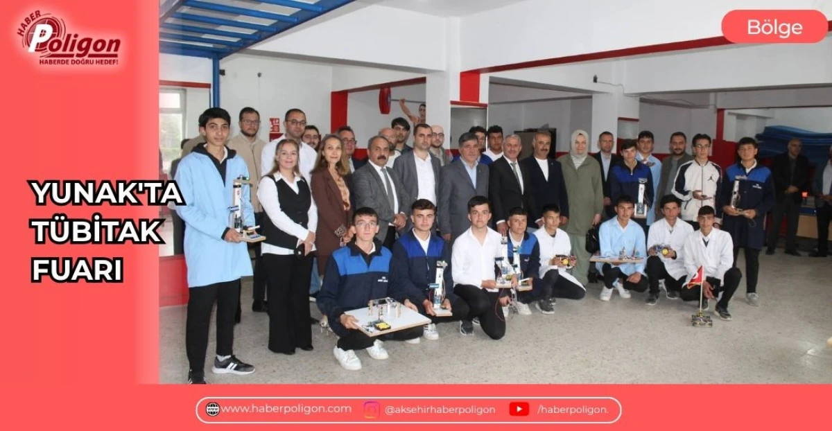 YUNAK'TA T&Uuml;BİTAK FUARI